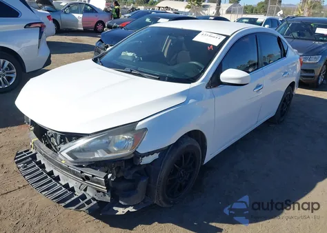 2016 Nissan Sentra Sv from USA, damaged, VIN 3N1AB7APXGY233499